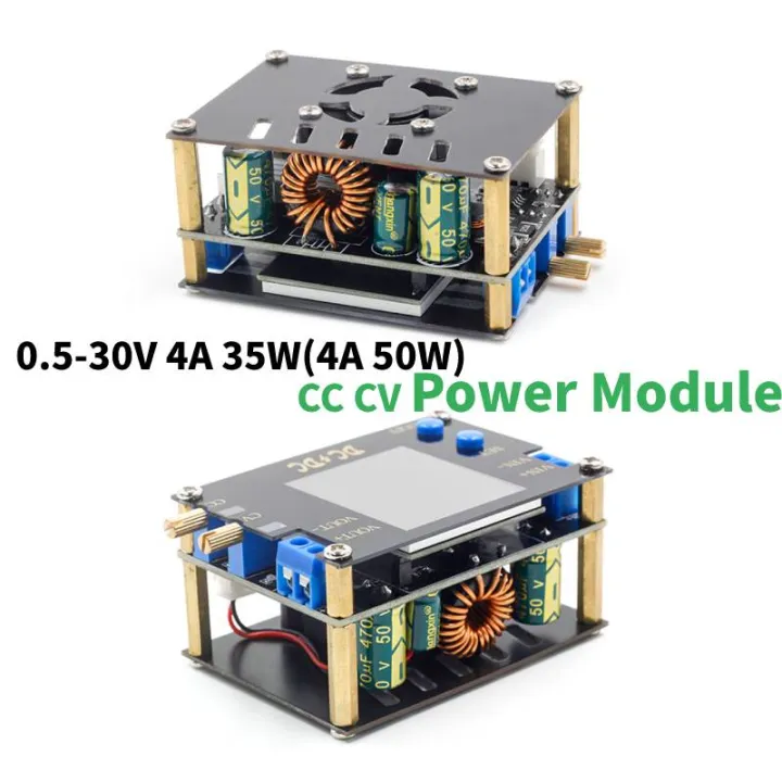 Module D'Alimentation DC-DC Réglable 35W/50W Fnirsi - Convertisseur Buck-Boost Avec Affichage - Tension 0.5-32V