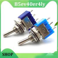 B5ev40er4ly SHOP B5ev40er4ly SHOP 5pcs 3 Foot 2 Rocke Toggle Switch MTS102 Toggle Switch ON-ON 120VAC 6A 1/4 Inch Mounting Miniature Shook