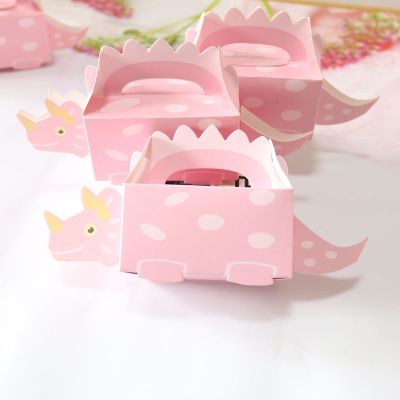 Pink Cracker Treat Kids Birthday Boxes for Jungle Supplies