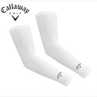 Callaway ปลอกแขนระบายอากาศได้สวมใส่สบายสีขาวเสื้อแขนยาวสำหรับใส่เล่นกอล์ฟครีมกันแดดสำหรับเล่นกีฬาน้ำแข็งบางพิเศษป้องกันรังสียูวีใหม่ J.lindeberg DESCENTE PEARLY Gate Footew MALBON Uniqlo