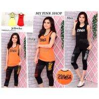 COD DSGERTRYTYIIO Zumba Double Zumba Singlet Gymnastics Suit Womens Ripped Pants