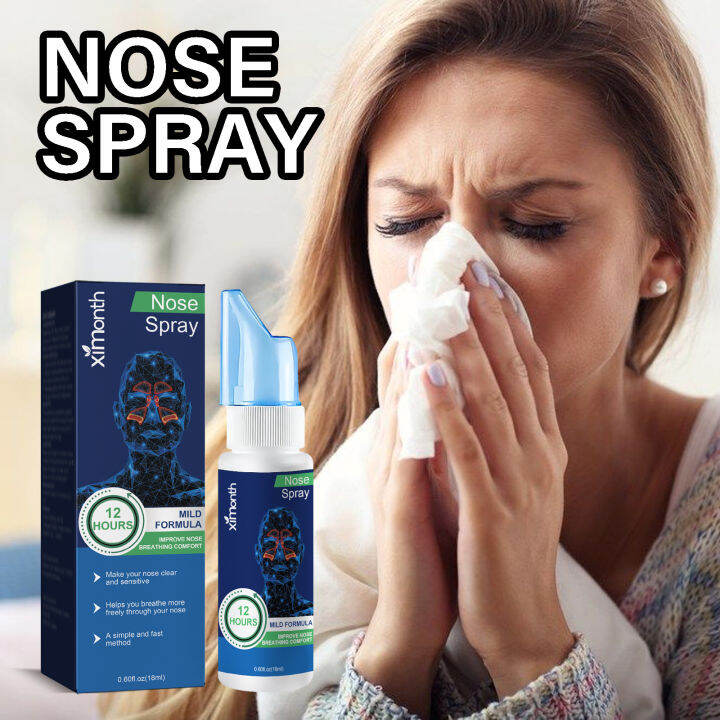 Nose Blockage Spray, Cleansing Spray for the Lungs Nose Relief in