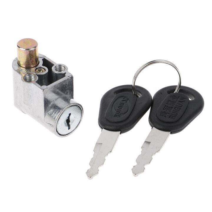 Ignition Lock Battery Safety Pack Box Lock 2 key For Motorcycle Electric Bike Scooter Ebike