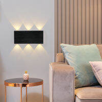 LED 2W4W6W12W Indoor Decoration Wall Lamp Brushed Surface Bedroom Living Room Corridor Aisle Simple Personality LP24