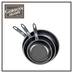 Gibson Everyday Highberry 3 Piece Nonstick Carbon Steel Cookware