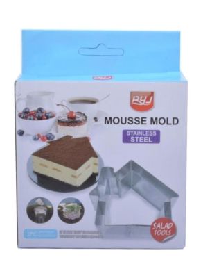 พิมพ์เค้ก สแตนเลสเล็ก พิมพ์ขนมต่างๆ  Moussee Mold Salad Mold 2 ชิ้น  พิมพ์มูส มูสเค้ก พิมพ์วุ้น  พิมพ์เค้กส้ม พิมพ์กดขนม พิมพ์เค้กวุ้น