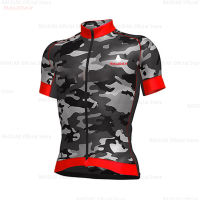 2022 Red cycling jersey Summer Mtb Clothes Breathable Short cycling Clothing mens Bike Jersey Shirt Maillot Ciclismo