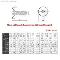 ▽✓ 50pcs 20pcs 10pcs 5pcs Din7991 M2 M2.5 M3 M4 M5 M6 M8 10.9 Black Inox Hex Socket Flat Countersunk Head Cap Toy Screw