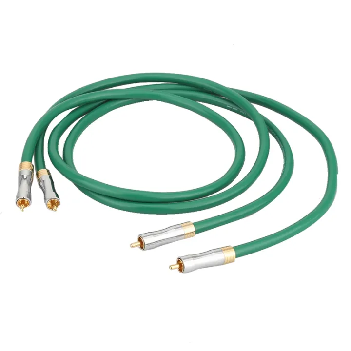 Audiophile Grade 4Core Pure Copper RCA Signal Cable HIFI Audio