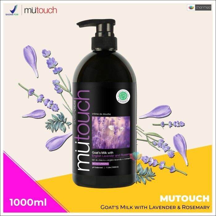 MUTOUCH Shower Cream English Lavender and Rosemary - 1000ml | Lazada ...