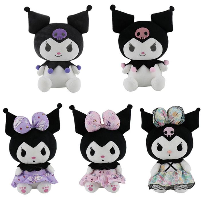 cbt-cute-princess-dress-cotton-material-various-choice-stuffed-dolls-kuromi-image-my-melody-anime-plush-toys