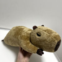 Reallilfe 40CM Capybara Plush Toy Cute Brown Capybara Plush Doll Fluffy Stuffed Animals Boys Birthday Gift Kids Home Decor