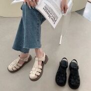 Có sẵn Giày sandal rọ đan dây form chuẩn 3 màu chiến binh đế răng cưa -