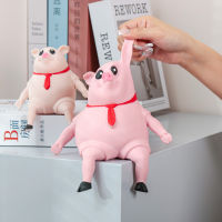 บีบหมูสีชมพู Antistress ของเล่นน่ารักบีบสัตว์น่ารักลูกหมูตุ๊กตาความเครียดบรรเทาของเล่นบีบอัดของเล่นของขวัญเด็ก