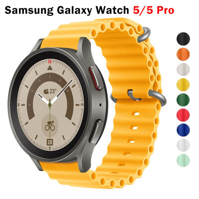 22มม. 20มม. สายสำหรับ Samsung Galaxy Watch 4 Classic 5 Pro 3/Active 2/S3เกียร์ซิลิโคนกำไลข้อมือ Huawei GT 2 3 Pro Band