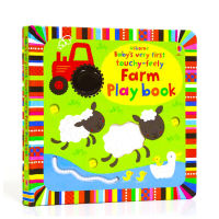 English original and genuine baby S very first touch feel farm play book