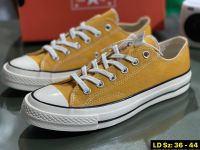 【The Vans】รองเท้าผ้าใบ Convers - Yellow รองเท้าชาย-หญิง รองเท้าลำลอง สินค้าพร้อมส่ง