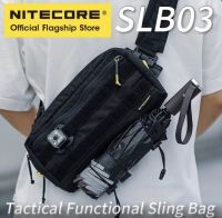 พร้อมส่ง NITECORE SLB03 Messenger กระเป๋ายุทธวิธีฟังก์ชั่น500D ไนล่อนน้ำหนักเบากระเป๋า Molle ระบบ EDC เอวกระเป๋า