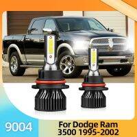 Lslight ลำแสงด้านหน้าแบบ Hi-Lo 12V หลอดไฟหน้ารถยนต์อัตโนมัติLED สำหรับ Dodge Ram 3500ปี1995 1996 1997 1998 1999 2000 2001 2002