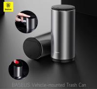 Baseus ถังขยะมินิ สำหรับใช้ในรถยนต์ รุ่น Gentleman Style Vehicle-mounted Trash Can ถังขยะรูปทรงกะบอก ถังขยะในรถ