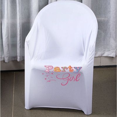 Plastic Lycra Spandex Arm Chair Cover Wedding Chair Covers For Event Party Hotel Decoration