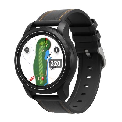 เกม Golf Buddy ตั้งเป้านาฬิกา GPS กอล์ฟ W12หน้าจอสัมผัสสีเต็มรูปแบบระดับพรีเมี่ยมติดตั้งไว้แล้วพร้อมหลักสูตร40,000ทั่วโลกนาฬิกากอล์ฟที่ใช้งานง่าย