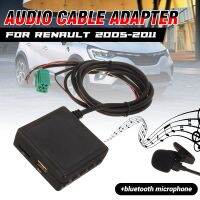 6pin 3.5 Mm Aux Tf สื่อไมโครโฟน Usb บลูทูธ Aux สายอะแดปเตอร์สเตอริโอสำหรับ Renault 2005-2011