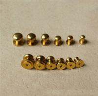 HOT 20Pcs 6mm Durable Leather Screw Rivet Round Chicago In Studs