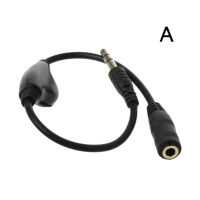 3.5mm 3.5mm Jack AUX Males to Fearale Adapter Extension Audio Cable Stereo Cd with volume Control Earphone Headphone Wire for