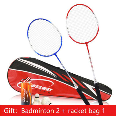 2pcs Professional Badminton Rackets Set Family Couples Double Badminton Racquet Titanium Alloy Lightest Playing Badminton Whole