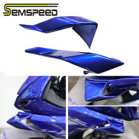 SEMSPEED รถจักรยานยนต์ Wind Wing Fairing ด้านหน้า Aerodynamic สปอยเลอร์ Winglet Guard สำหรับ Yamaha R6 YZF-R6 2017-2022