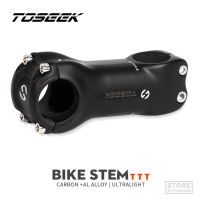 TOSEEK คาร์บอน Stem 617องศา Mountain Bike Stem 31.8Mm Handlebar Stems 708090100110120130มม. สีดำ Matt จักรยานอะไหล่