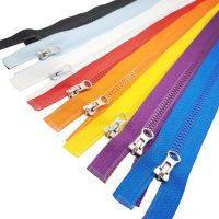 2pcs/lot 50cm No.3 resin open end zippers for kids clothing zips for clothes 20 inch zipper for bags tailor sewing accessories