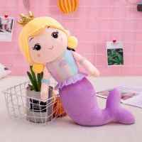 Mermaid Doll Plush Toys Doll Cute Sleeping Pillow Girl Children Doll Mermaid Princess Ragdoll