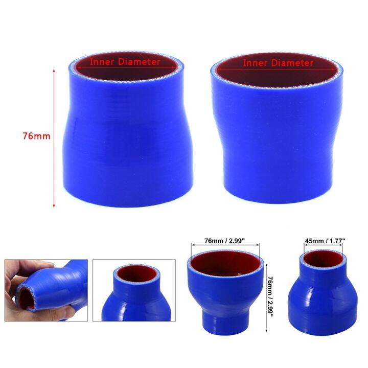 0 Degree Silicone Tubing Hose Reducer Car Intercooler Turbo Intake Pipe