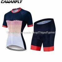 ☂ SUMMER NEW CAWANFLY Cycling Shirt Women Summer Shorts Sets Wear Racing Bike Malliot Bicycle Clothes Suits Riding