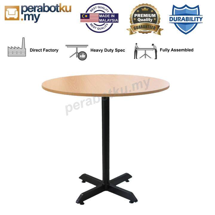 Modern Cafe Table Dining Table for 4 Round Dining Table Heavy Duty Round Table Discussion Table