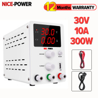 (Ready stock)NICE-POWER 0-30V 0-10A Bộ chuyển mạch DC có thể điều chỉnh cung cấp nguồn điện ổn định có cổng cắm USV dùng để bảo trì điện thoại di động dùng cho phòng thí nghiệm (giảm giá) - INTL thumbnail