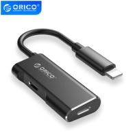 ORICO Headphone Adapter For iphone Headphone Splitter to 3.5mm AUX Jack Headset Adapter Charging Headphones Calling