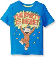 Curious George Boys Toddler Boys Short Sleeve Graphic T-Shirt