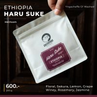 Cherrydog I เมล็ดกาแฟ คั่วอ่อน เอธิโอเปีย Ethiopia yirgacheffe Haru Suke G1 washed 200g I อราบิก้าแท้100%