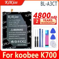 Bla3ct พลังสูง Kikiss 4800มิลลิแอมป์ต่อชั่วโมงสำหรับโทรศัพท์มือถือ A3ct Koobee K700 Bl