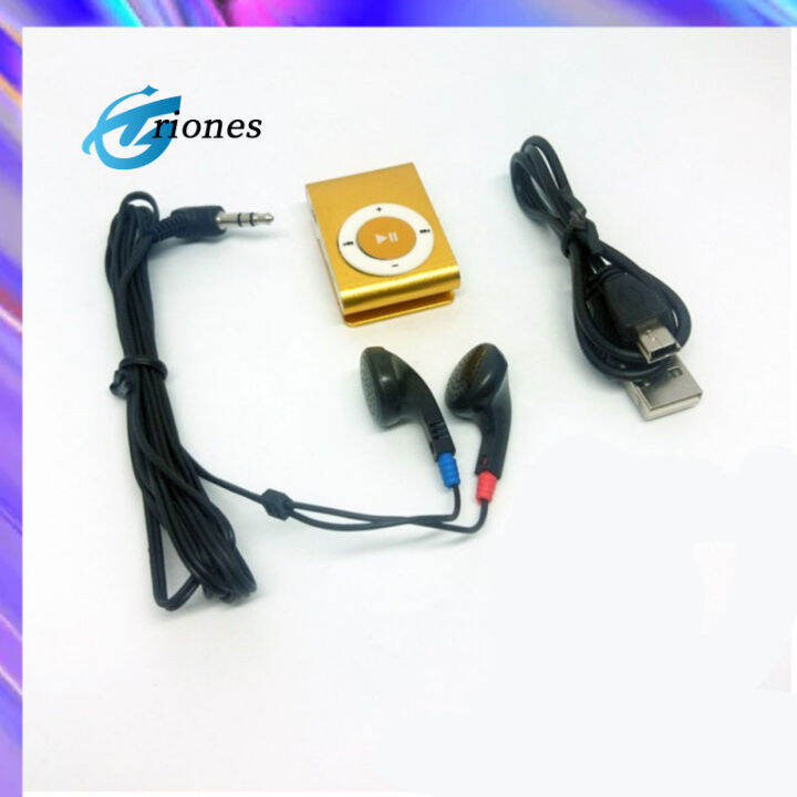 เครื่องเล่น-mp3ขนาดเล็กประเภทคลิปกีฬาลำโพงสเตอริโอดนตรีหูฟัง-usb-สายชาร์จ3-5มม-รองรับการ์ด-tf