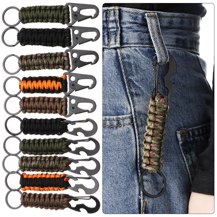 ★COD&Ready Stock★Outdoor Keychain Camping Survival Kit Military