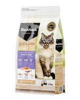 Blackhawk Grain Free Duck &amp; Fish อาหารแมวอายุ 1 ปีขึ้นไป รสเป็ดและปลา, 1.2 kg.