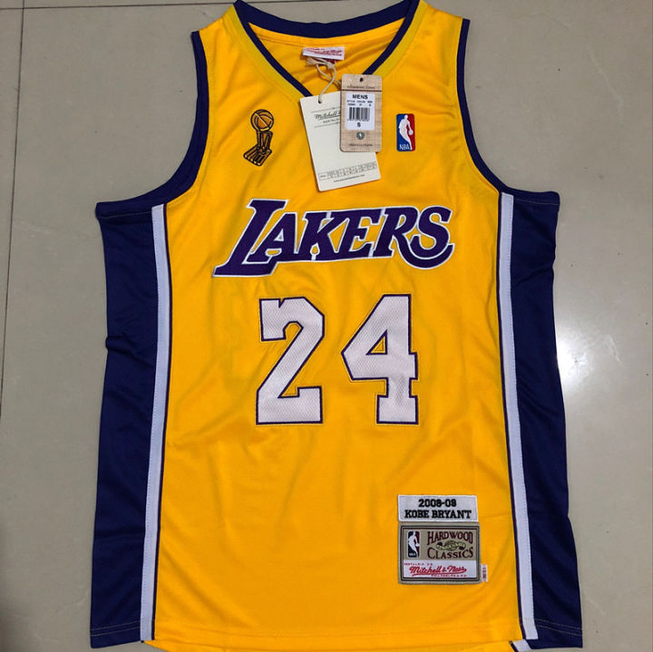 Men's Los Angeles Lakers Kobe Bryant Mitchell & Ness Gold/Purple Authentic  Reversible Jersey