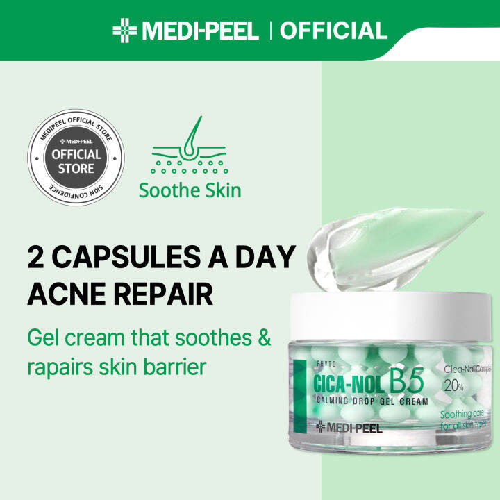 MEDIPEEL Acne Scars Phyto CicaNol B5 AHA BHA Calming Drop Gel Cream 50g