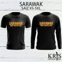 Tshirt Sarawak Kain CottonKain Microfiber Jersey Lengan PanjangLengan Pendek Quality