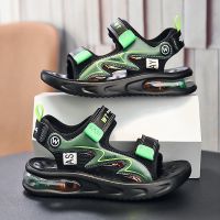 ✼✘ ABC MINO boys sandals 2023 new summer medium-sized childrens soft-soled boys childrens open-toe air-cushion beach shoes