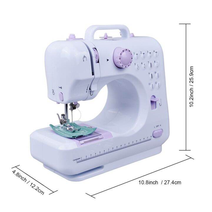 2021portable-sewing-machine-mini-electric-household-crafting-mending-overlock-12-stitches-with-presser-foot-pedal-beginners